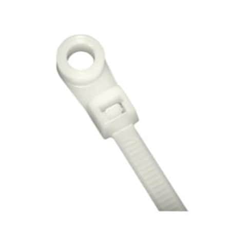 Keen Cable Tie, 7 in L, Natural, 50 lb Strength KE2688649